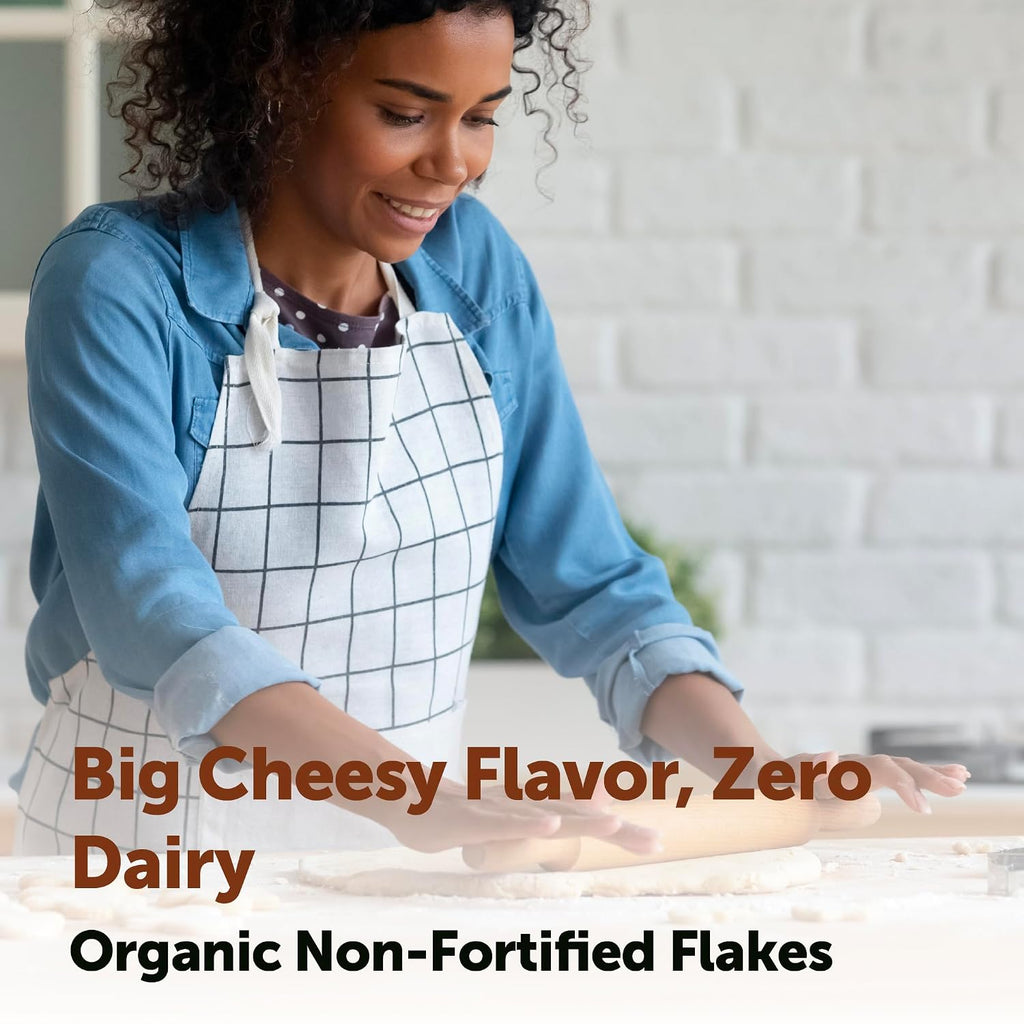 Micro Ingredients Organic Non-Fortified Nutritional Yeast Flakes, 2 Pounds | Vegan Protein, B Vitamins & Beta-glucans | Keto Friendly, Dairy Free Cheese Substitute, Non-GMO, Gluten Free