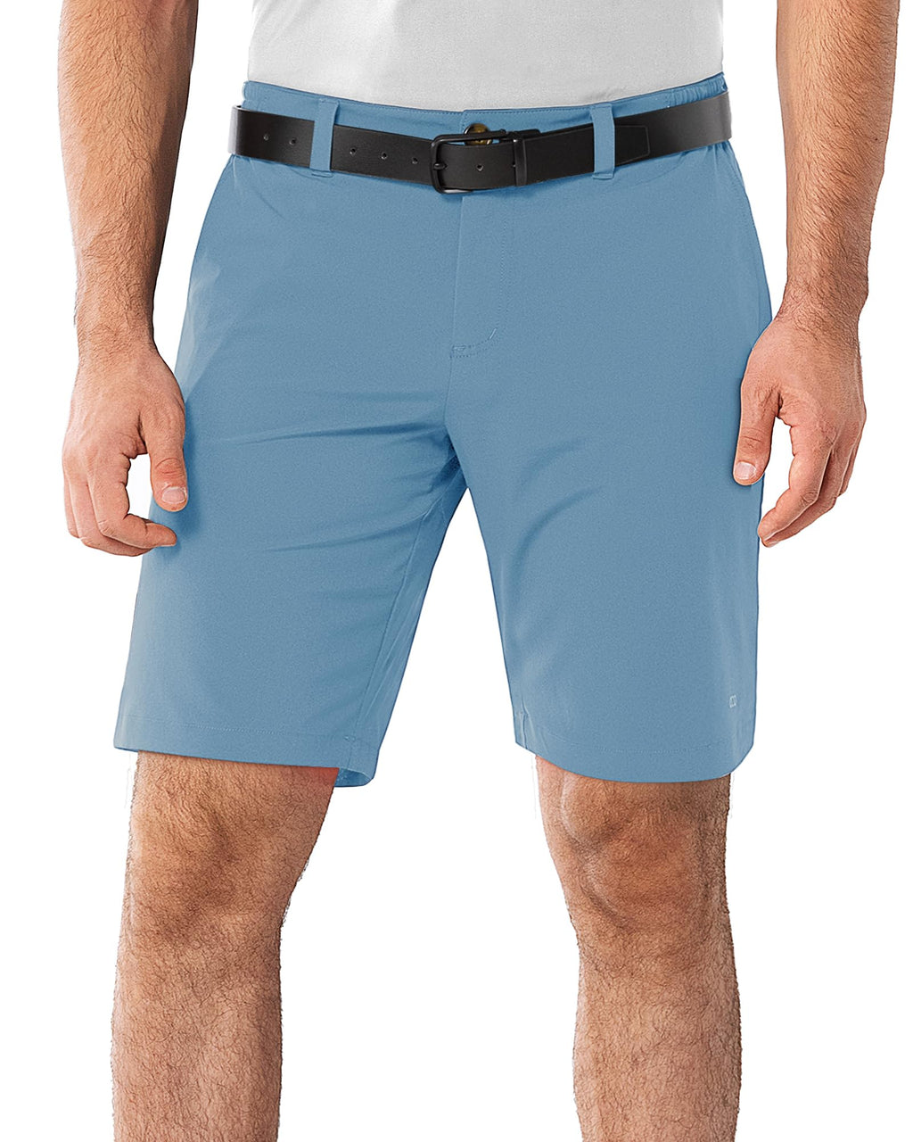 33,000ft Men's Golf Shorts 9" Dry Fit Stretch Golf Short UPF 50+ Lightweight Flat Front Golf Shorts with Pockets