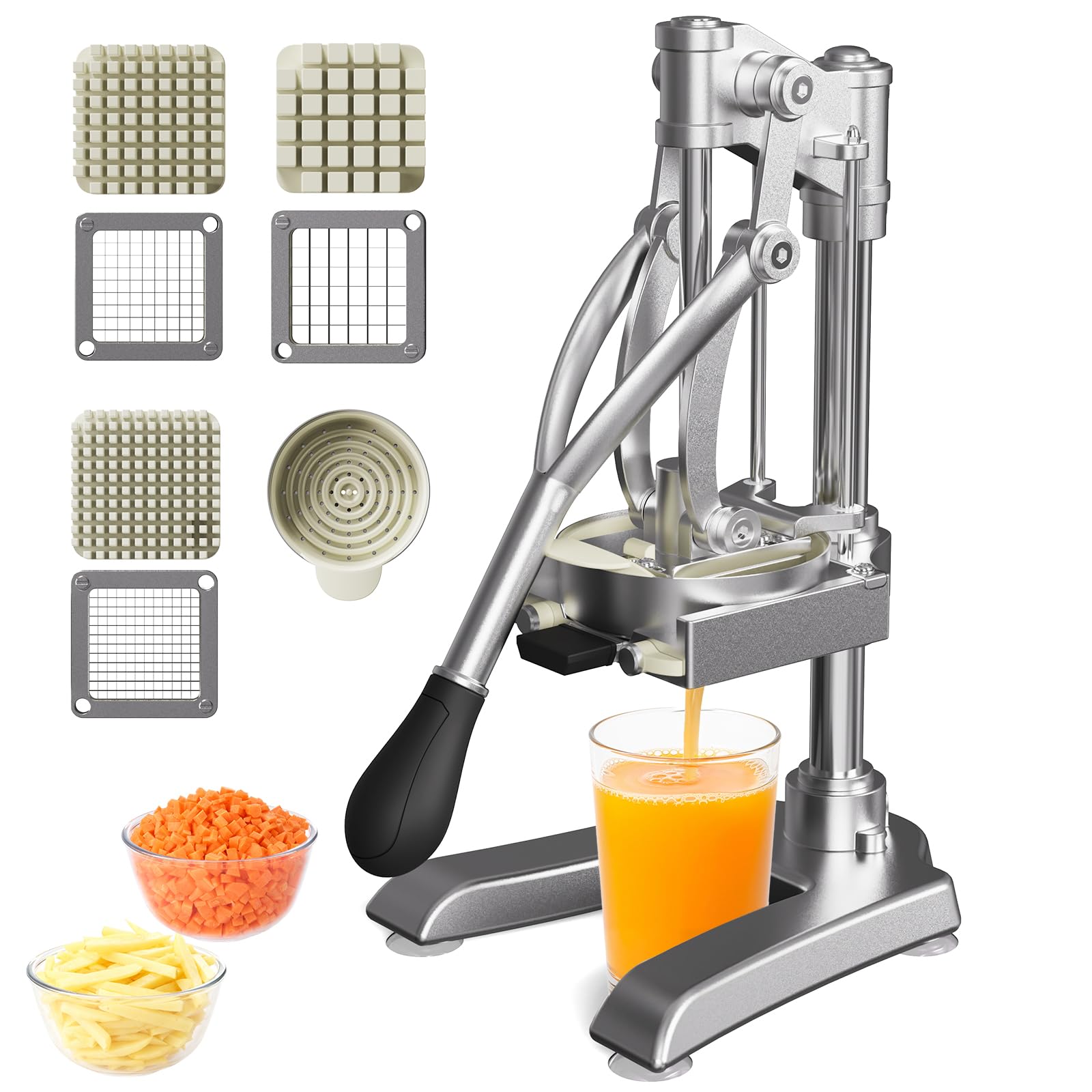 1/2" Vegetable Chopper Blade Replacement, Food-Grade 304 Stainless Steel Dicer Blade for Commercial Vegetable Chopper, Sharp & Durable French Fry Cutter Blade, Easy Clean, Fits Most Chopper Models
