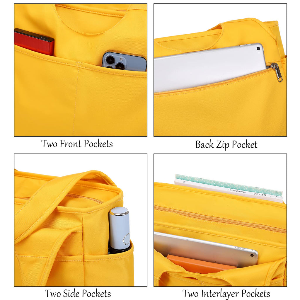 KYALOU Utility Large Tote Bag, Women Casual Shoulder Bags for Work School Gym Beach Travel Shopping Grocery | Utility