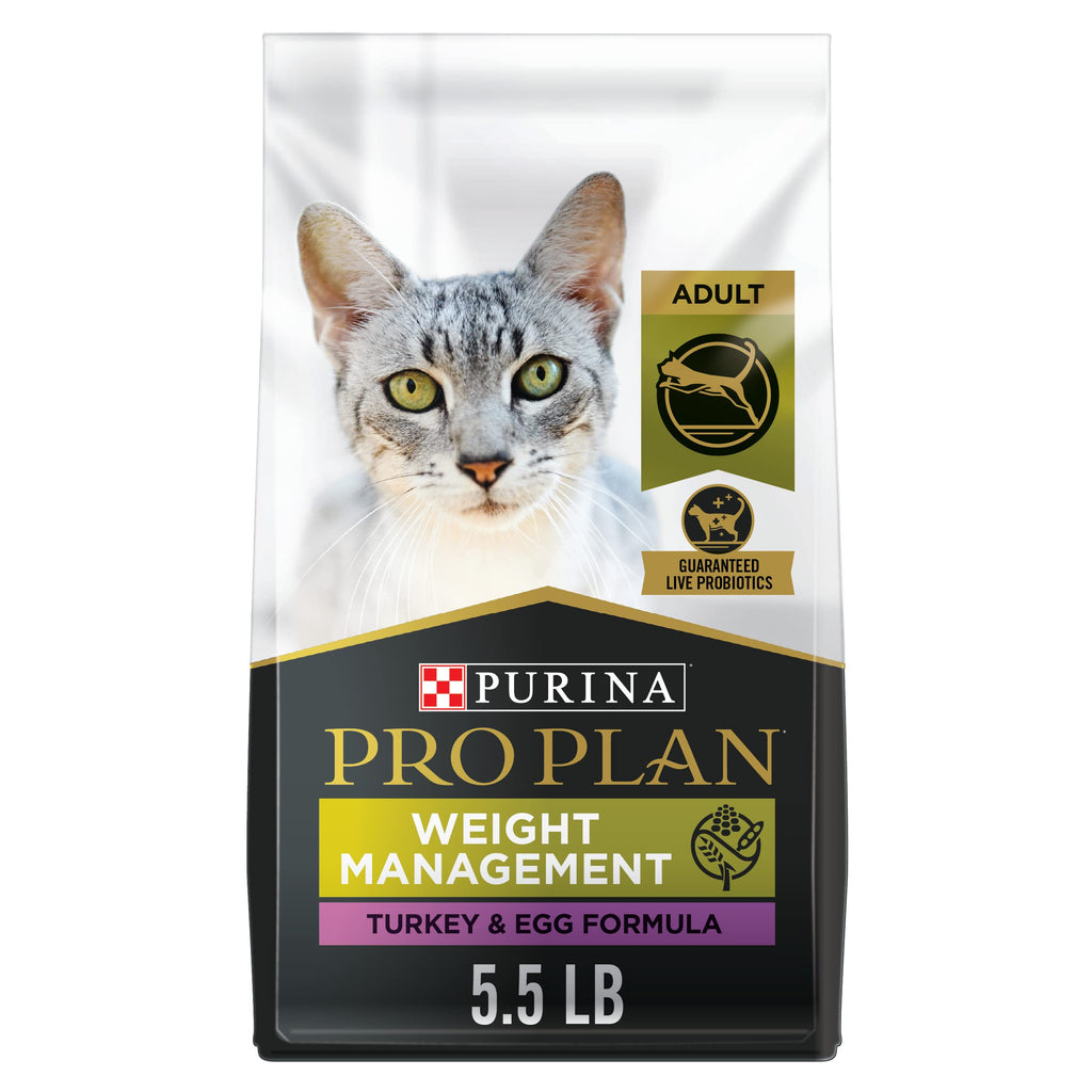 Purina Pro Plan Weight Control Dry Cat Food, Chicken and Rice Formula - 3.5 lb. Bag