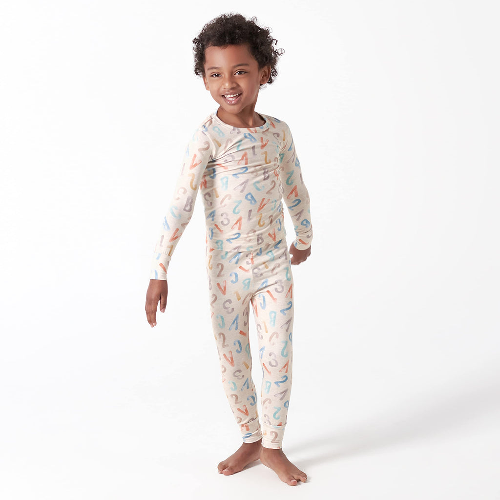 Gerber Unisex Baby Toddler Buttery Soft 2-Piece Snug Fit Pajamas with Viscose Made from Eucalyptus