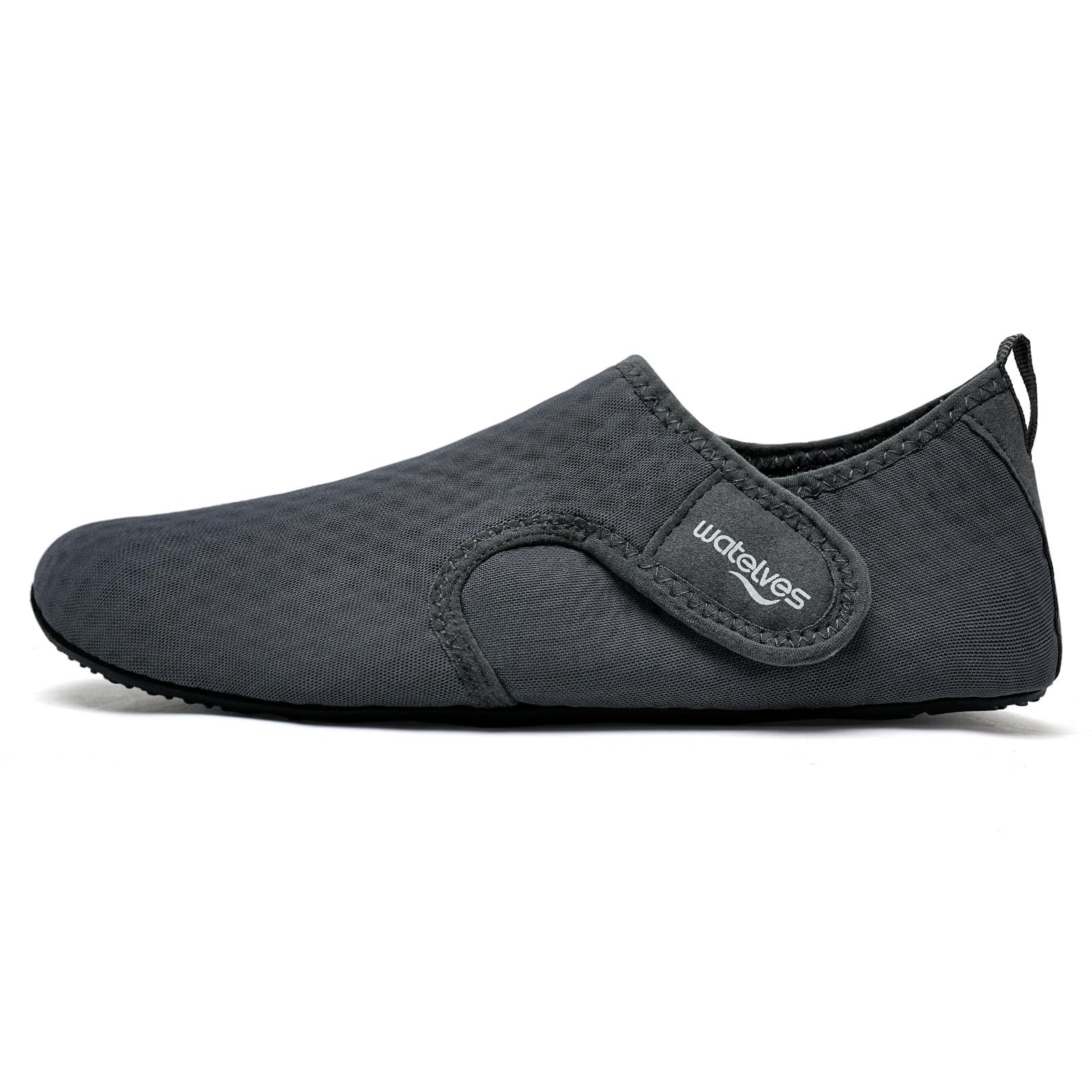 WateLves Water Shoes for Women Men Swim Beach Aqua Socks Quick Dry Barefoot House Slippers Travel Shoes with Adjustable Magic Tape for Pool Diving Boating Yoga Surf