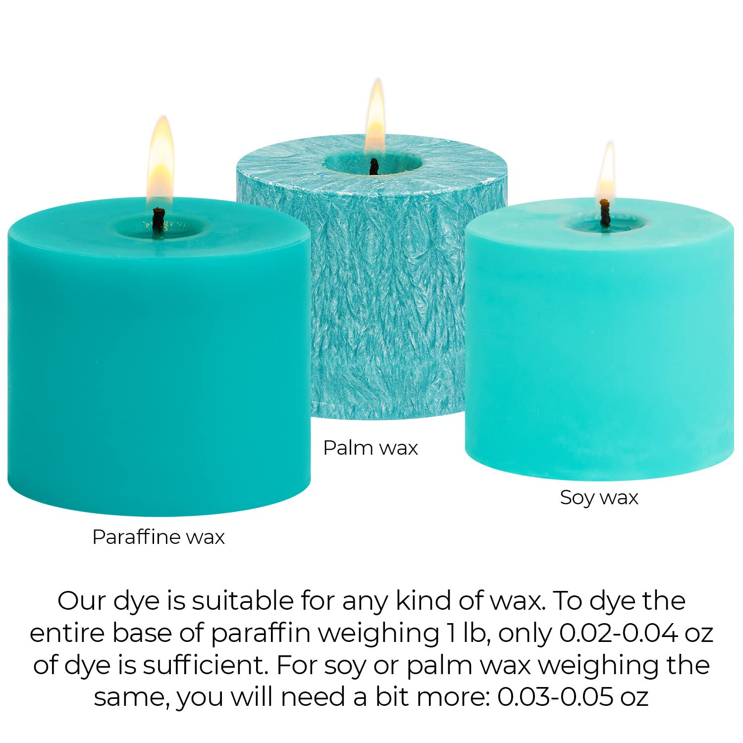 Liquid Candle Wax Dye for Soy Candle Making - 16 Popular Candle Dye Coloring Set - Premium Liquid Candle Wax Coloring - Highly Concentrated Candle Colors