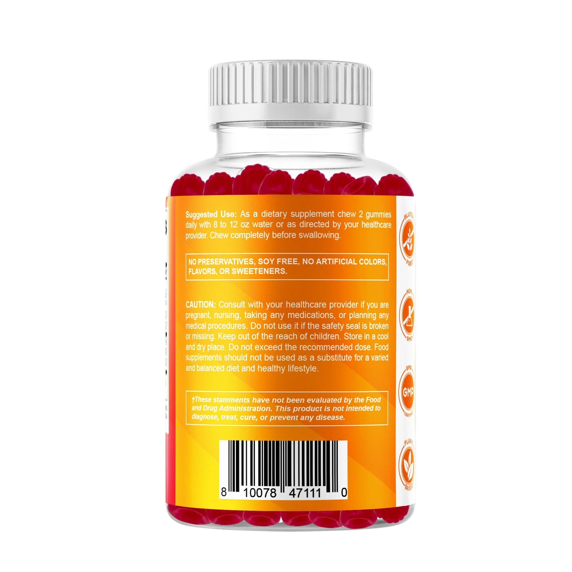 Vitamatic Vitamin D3 + K2 Gummies – 60 Count | Supports Bone, Heart & Immune Health – Promotes Calcium Absorption – Plant-Based, Non-GMO, Gluten-Free