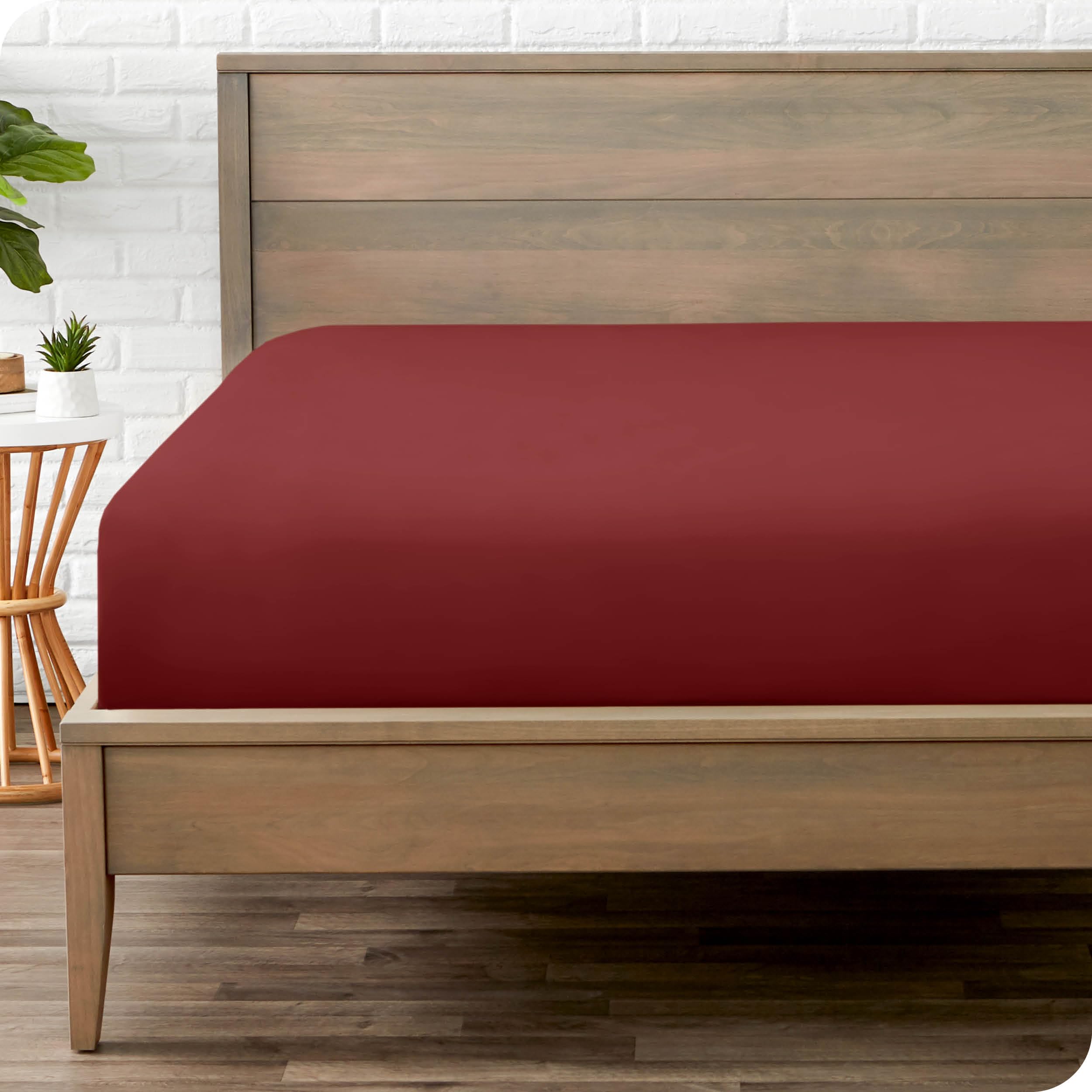 Bare Home Fitted Bottom Sheet Twin Size - Premium 1800 Ultra-Soft - Hotel Luxury - Deep Pocket - Durable and Long Lasting (Twin, White)