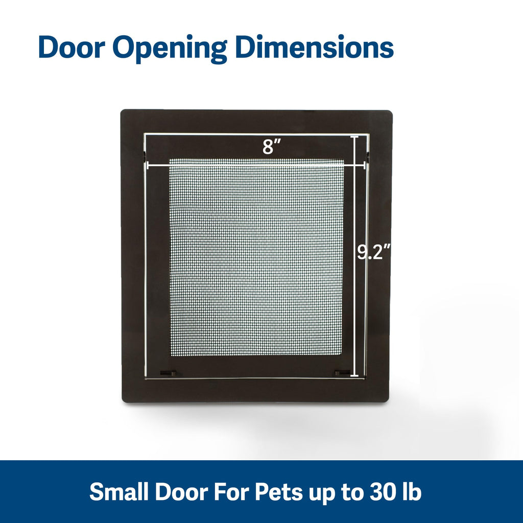 PetSafe Dog Door for Screen Door Size Large for Dogs and Cats up to 100 lb Use in Screen Doors Window Screens and Porch Screens