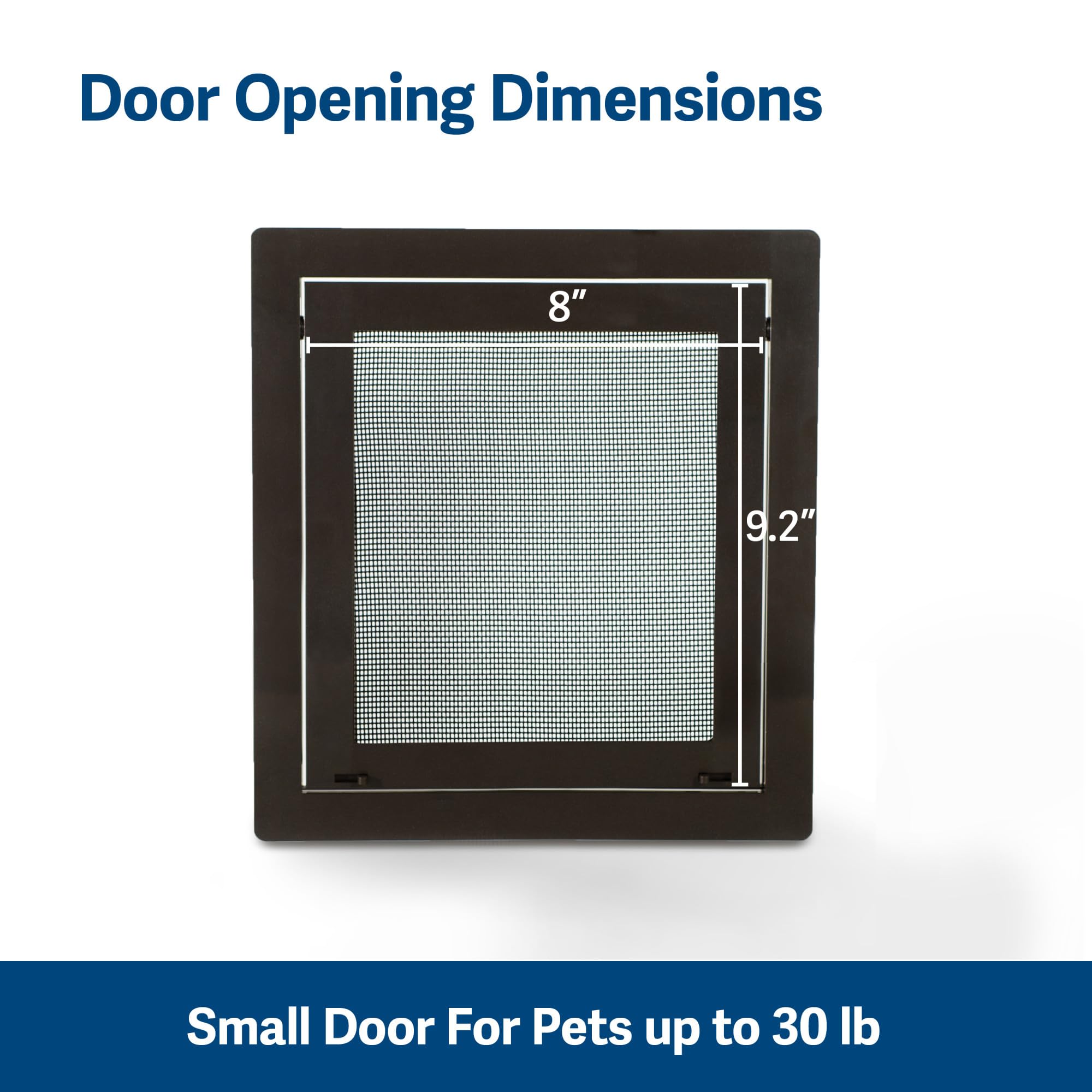 PetSafe Dog Door for Screen Door Size Large for Dogs and Cats up to 100 lb Use in Screen Doors Window Screens and Porch Screens