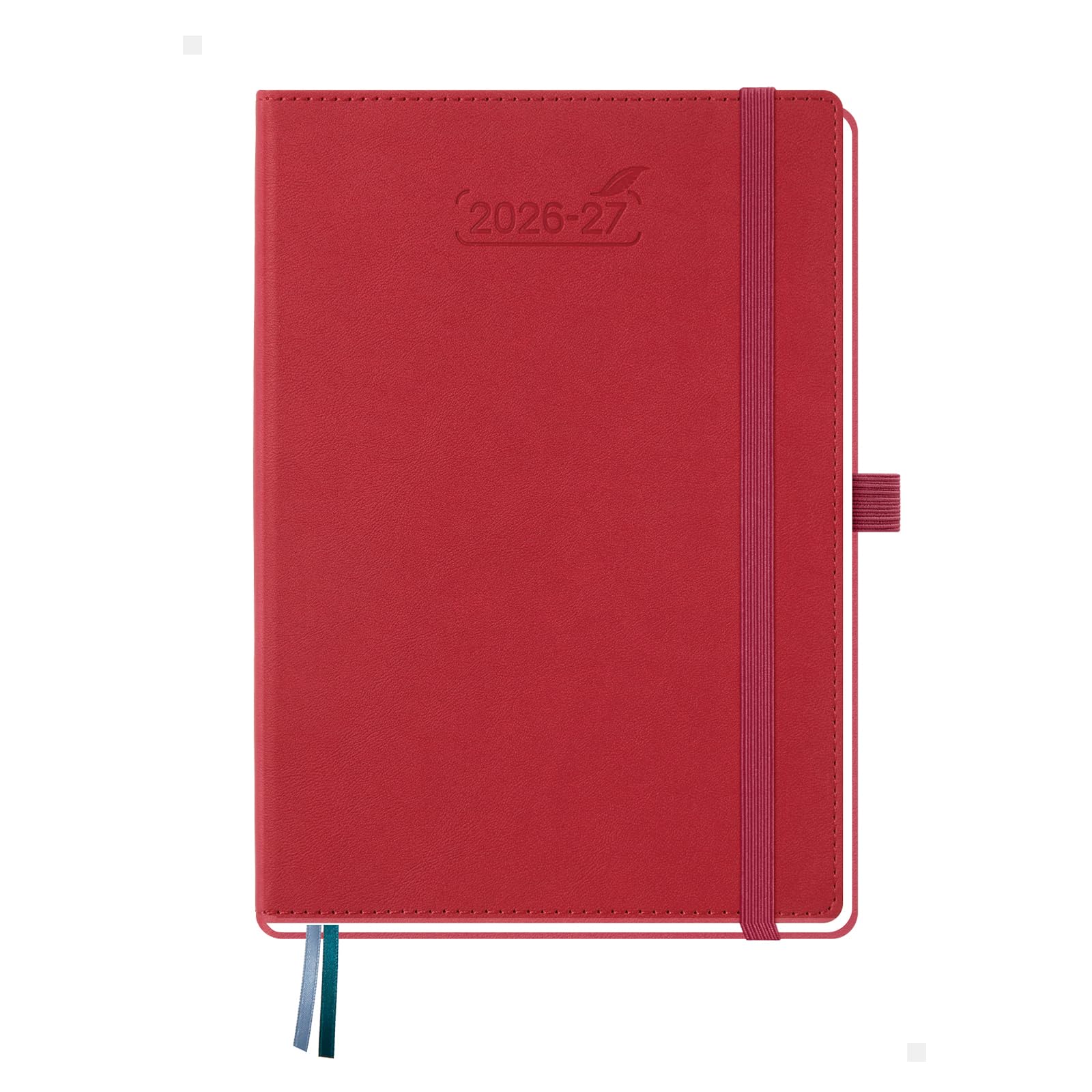BEZEND Pocket Planner 2026-2027 Weekly and Monthly (3.5" x 6") 18 Months Small Academic Calendar (Jul 26-Dec 27) Ideal for Students, Work & Home, Storage Pocket, PU Leather Hardcover -Black