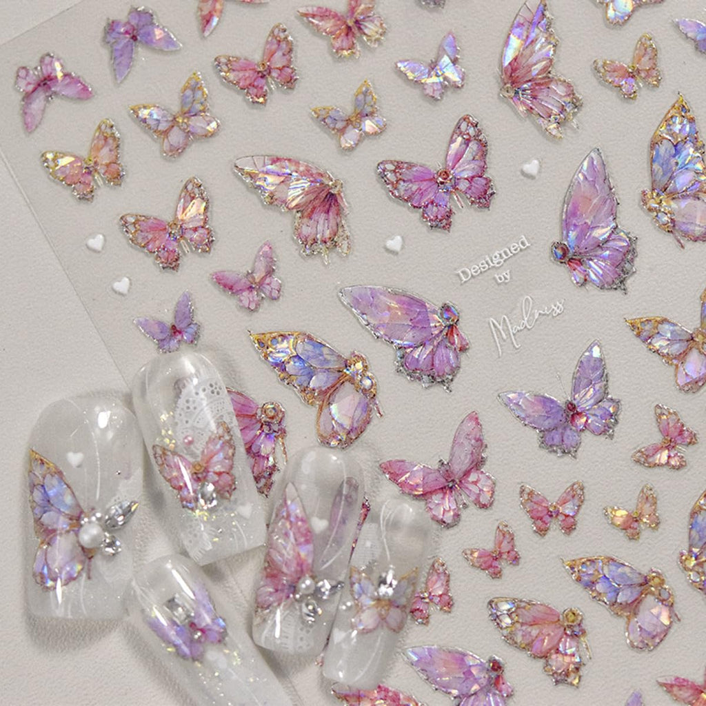 Christmas Nail Art Stickers Decals 5D Embossed Santa Claus Xmas Tree Nail Decals with Crystal 1PCS Cute Bear Bow Candy Cane Snowflake Christmas Nails Adhesive Stickers for Holiday Manicure Decorations