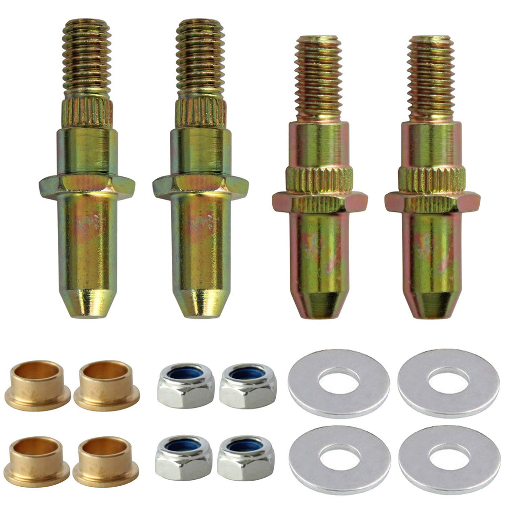 Door Hinge Pin and Bushing Kit Hinge with Pin LEDAUT Replacement for Ford F150-F350 Bronco SUV
