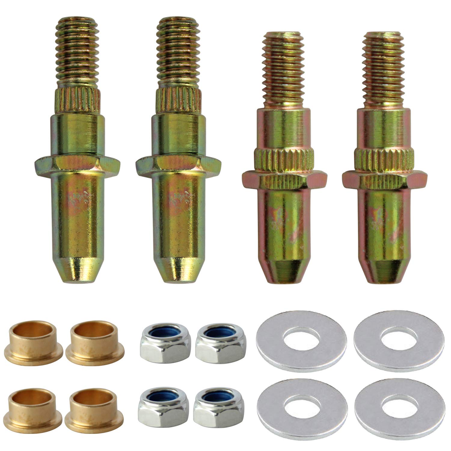 Door Hinge Pin and Bushing Kit Hinge with Pin LEDAUT Replacement for Ford F150-F350 Bronco SUV