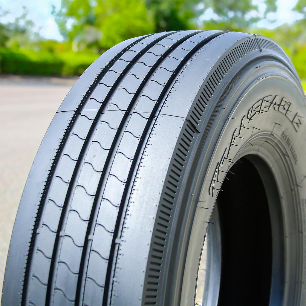 Set of 4 (FOUR) Transeagle ST Radial Premium Trailer Radial Tires-ST225/75R15 225/75/15 225/75-15 121/117M Load Range F LRF 12-Ply BSW Black Side Wall