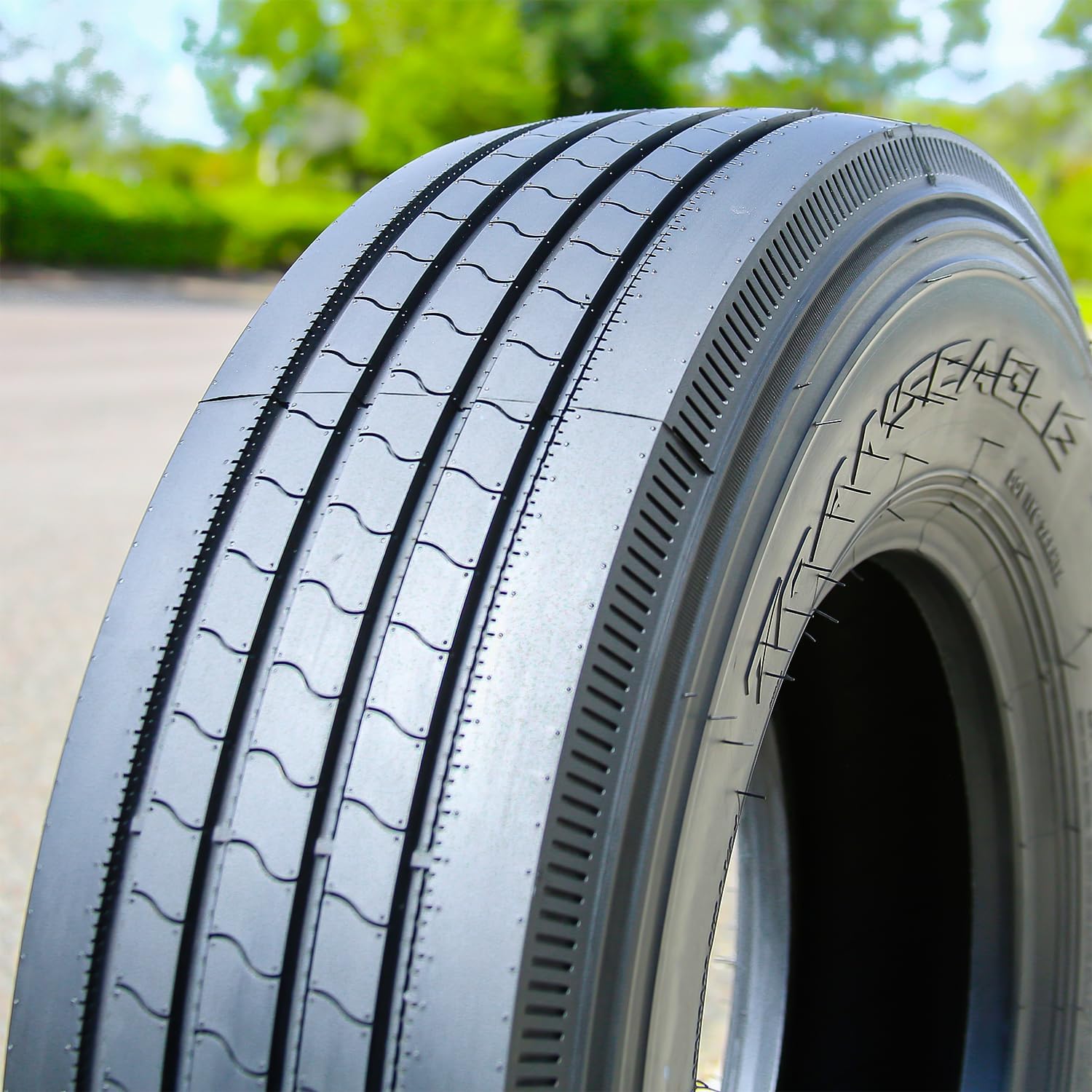 Set of 4 (FOUR) Transeagle ST Radial Premium Trailer Radial Tires-ST225/75R15 225/75/15 225/75-15 121/117M Load Range F LRF 12-Ply BSW Black Side Wall