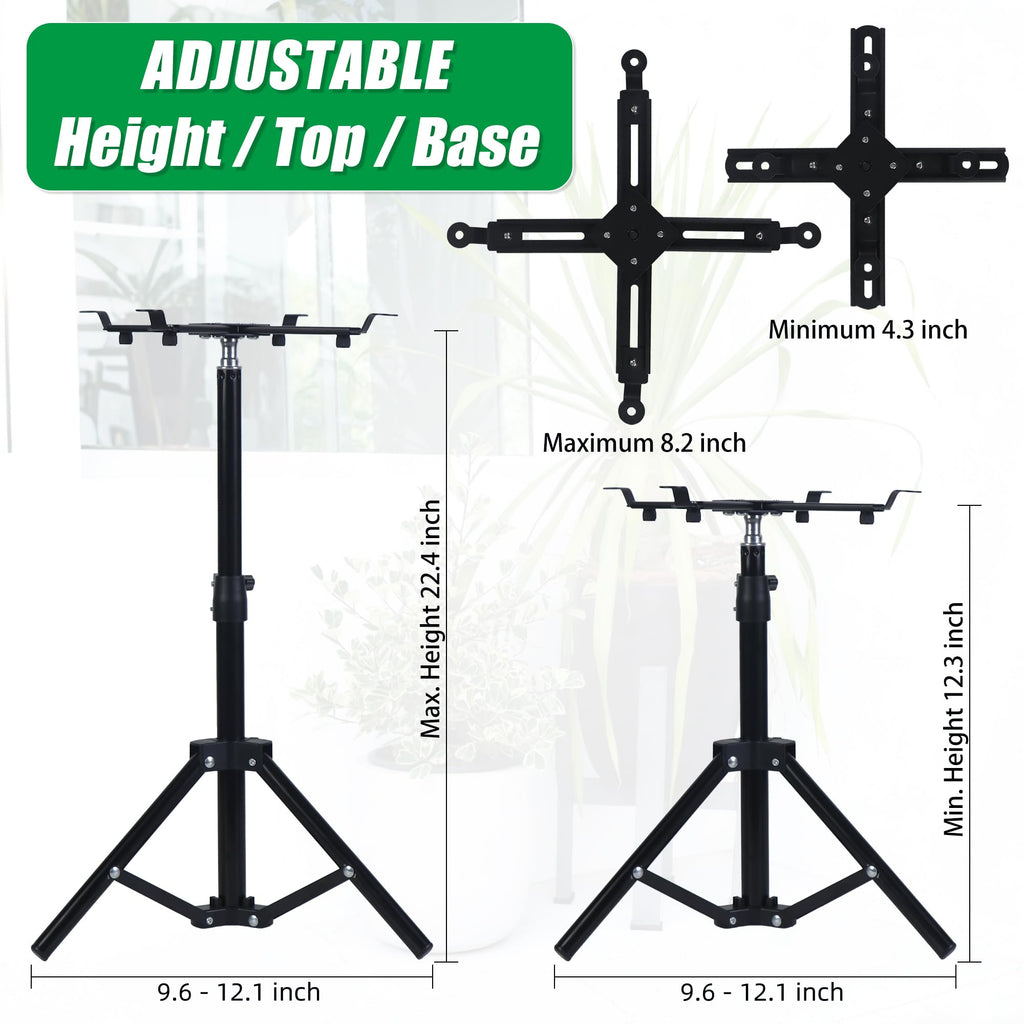 Adjustable Plant Risers for Inside Pots, 11-20" Rise Planter Insert Filler for Large Pots, Plant Lift Inserts Pot Risers for Indoor Outdoor Tall Taper Planter Container (6" 8" 10" Base Top, Set of 1)