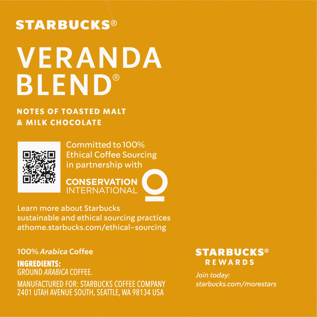 Starbucks K-Cup Coffee Pods, Starbucks Blonde Espresso Roast Hot or Iced Coffee, 22 Keurig Pods