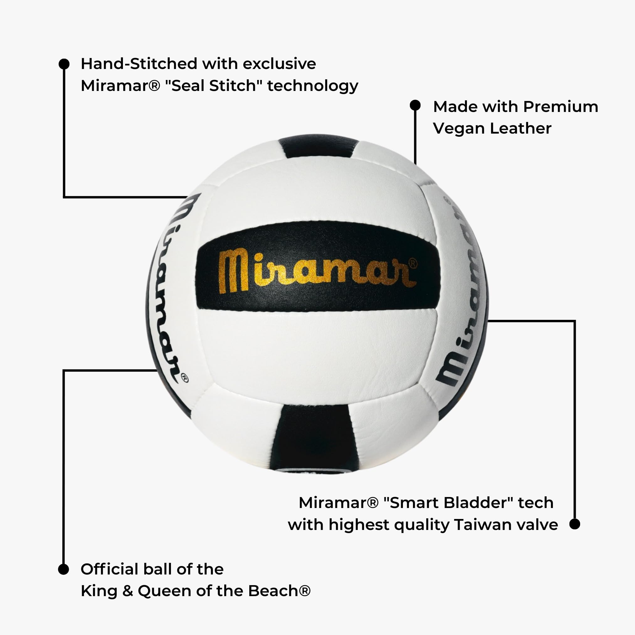 KING OF THE BEACH Miramar Beach Volleyball - Official Game Ball