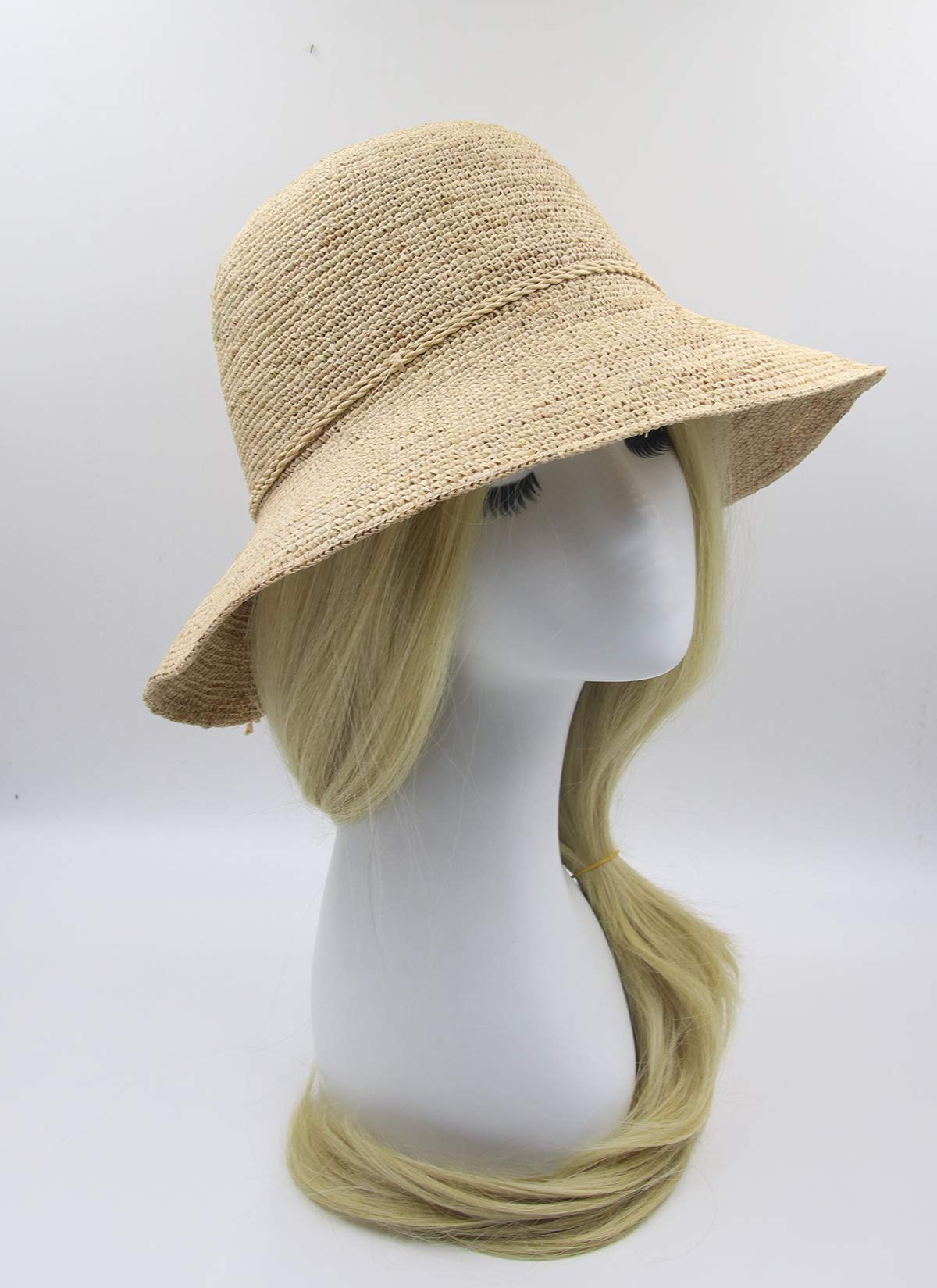 Women's Bucket Hats Fashion Womens Summer Beach Sun Straw Hat