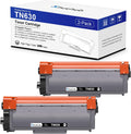 TN630 Black Toner Cartridge Replacement for Brother TN 630 TN-630 Toner for HL-L2300D HL-L2305W HL-L2320D HL-L2360DW HL-L2380DW MFC-L2680W MFC-L2700DW MFC-L2720DW DCP-L2540DW Printer - 2 Pack