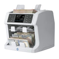 Safescan 2210 Money Counter Machine with Counterfeit Detection, Add/Batch Modes, LCD-Display, High-Speed Counts 1,000 bills per minute, 2 Point Counterfeit Check - Sorted Counter for All Currencies