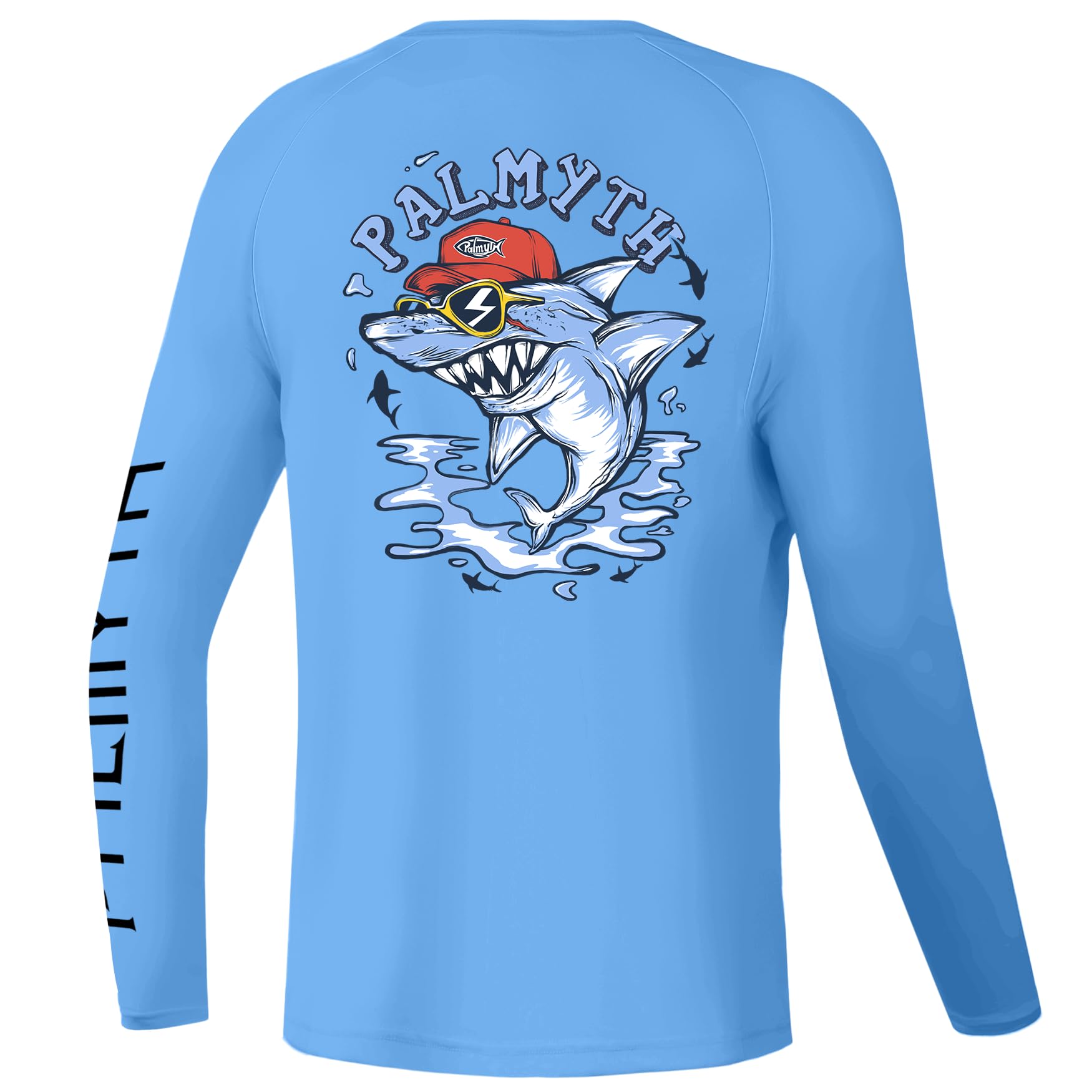 Palmyth Boys Fishing Shirt Youth Long Sleeve T-Shirt UPF 50+ Sun Protection