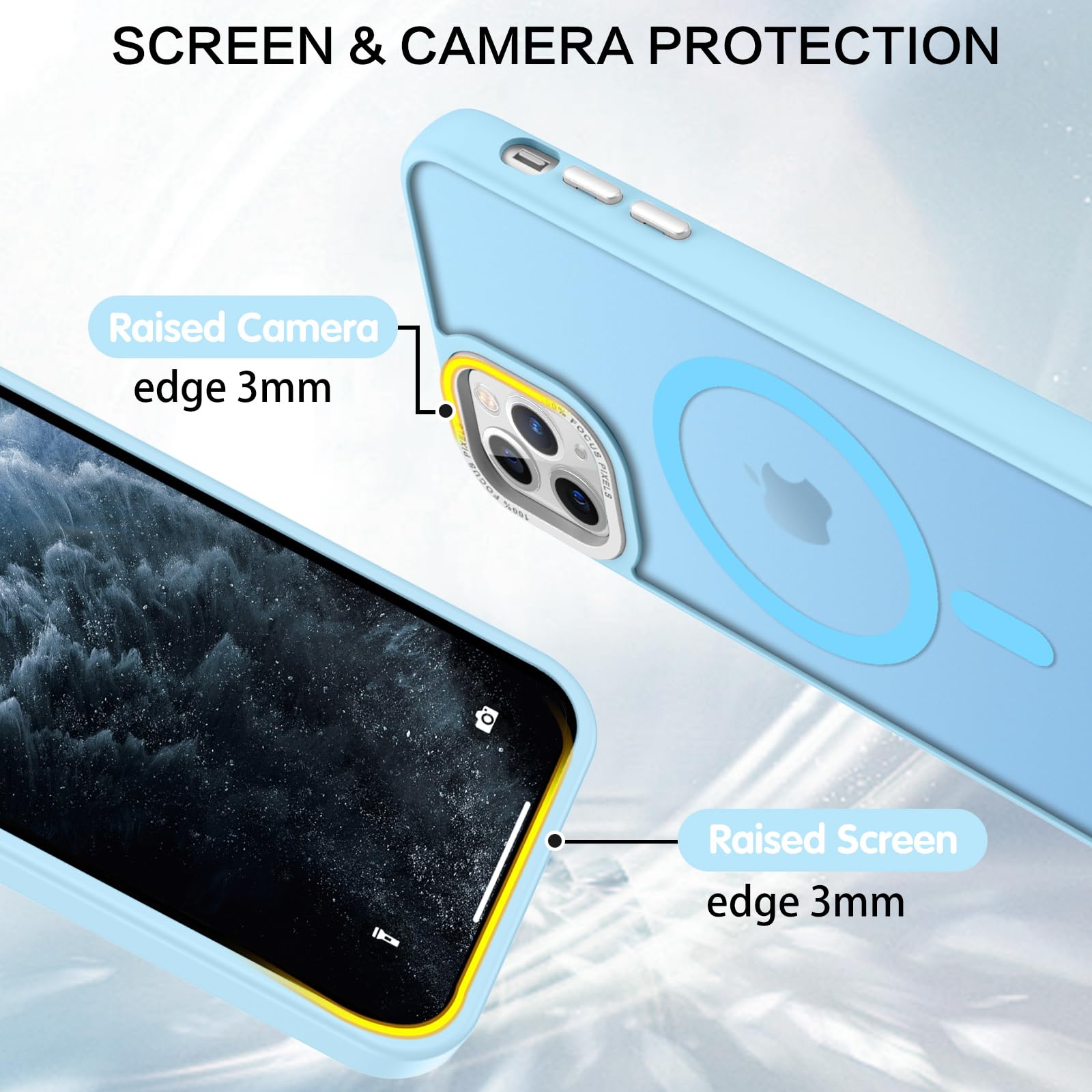 BENTOBEN for iPhone 11 Pro Case 2019 [Compatible with Magsafe] Translucent Matte Magnetic Phone Case iPhone 11 Pro 5.8" Slim Thin Shockproof Bumper Women Men Protective Cases Cover, Black