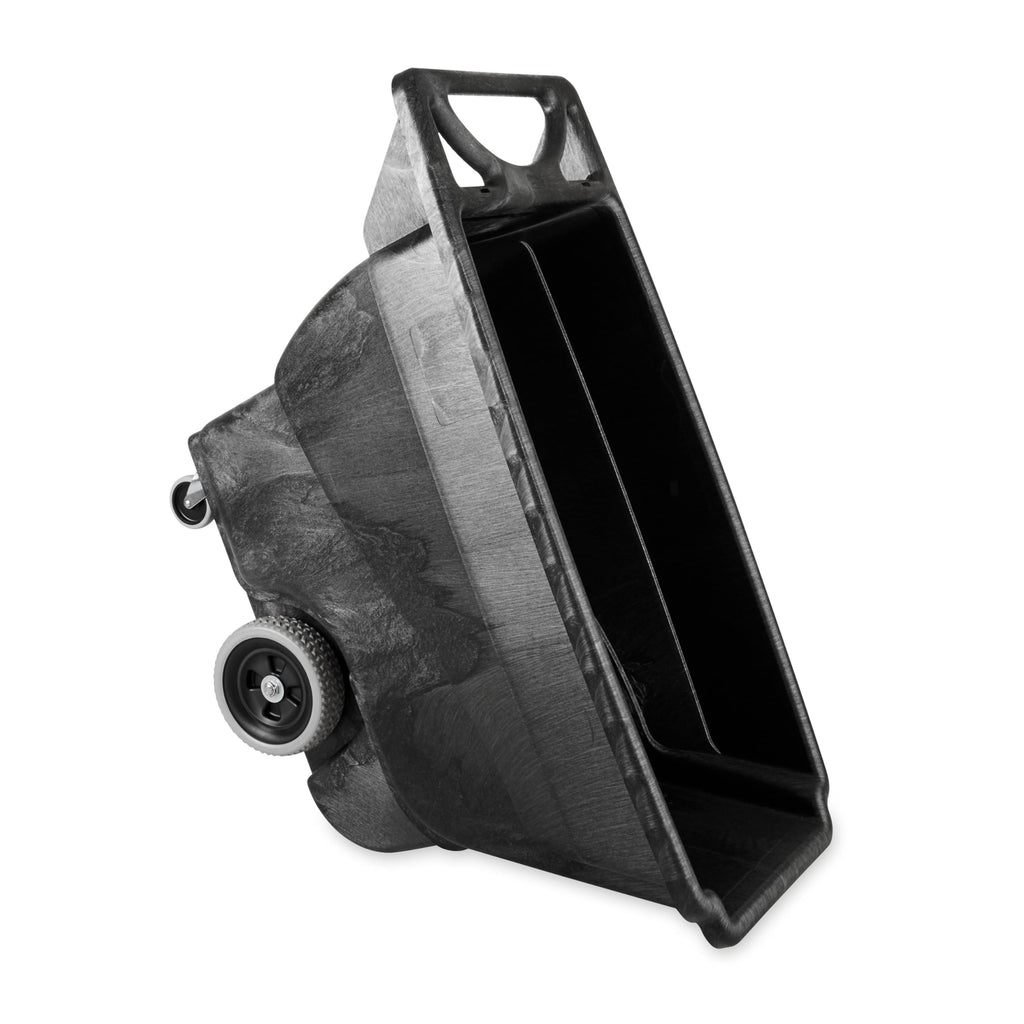 Rubbermaid Commercial Products Tilt Dump Truck, 1 Cubic Yard, 2100 lb Capacity, Black, Heavy Load Capacity with Wheels, Trash Recycling Cart for Office/Warehouse/Facility Management