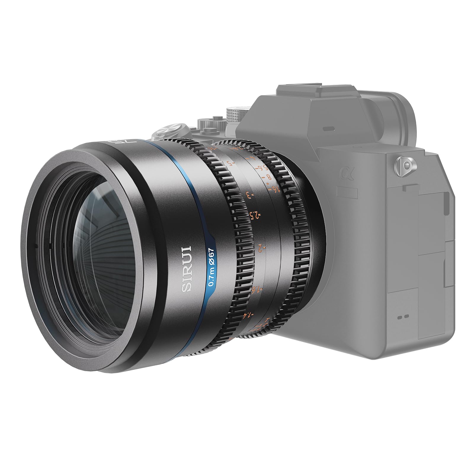SIRUI Night Walker T1.2 Cine Lens Set, 16mm, 24mm, 35mm, 55mm, 75mm Large Aperture Manual Focus Lens (M4/3 Mount, Black)