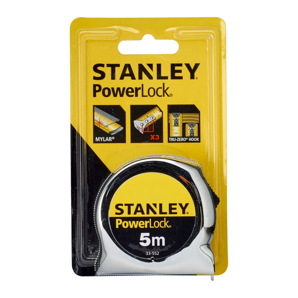 Stanley 33-231 3-Meter x 1/2-Inch Heavy Duty Powerlock Tape Rule With Metal Case