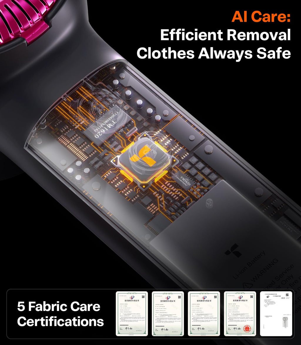 TORRAS Rechargeable Fabric Shaver Electric Lint Remover 3-Speed Remove Fuzz, Pilling for Cashmere, Wool, Clothes, Sweater, Coat, Furniture, Clothes depiller with Replacement Blades