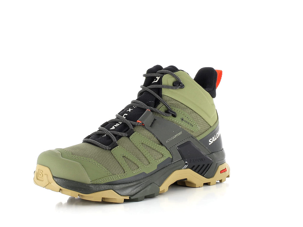 Salomon Mens Salomon Men's X Ultra 4 Mid Gore-tex Hiking Boots for Men