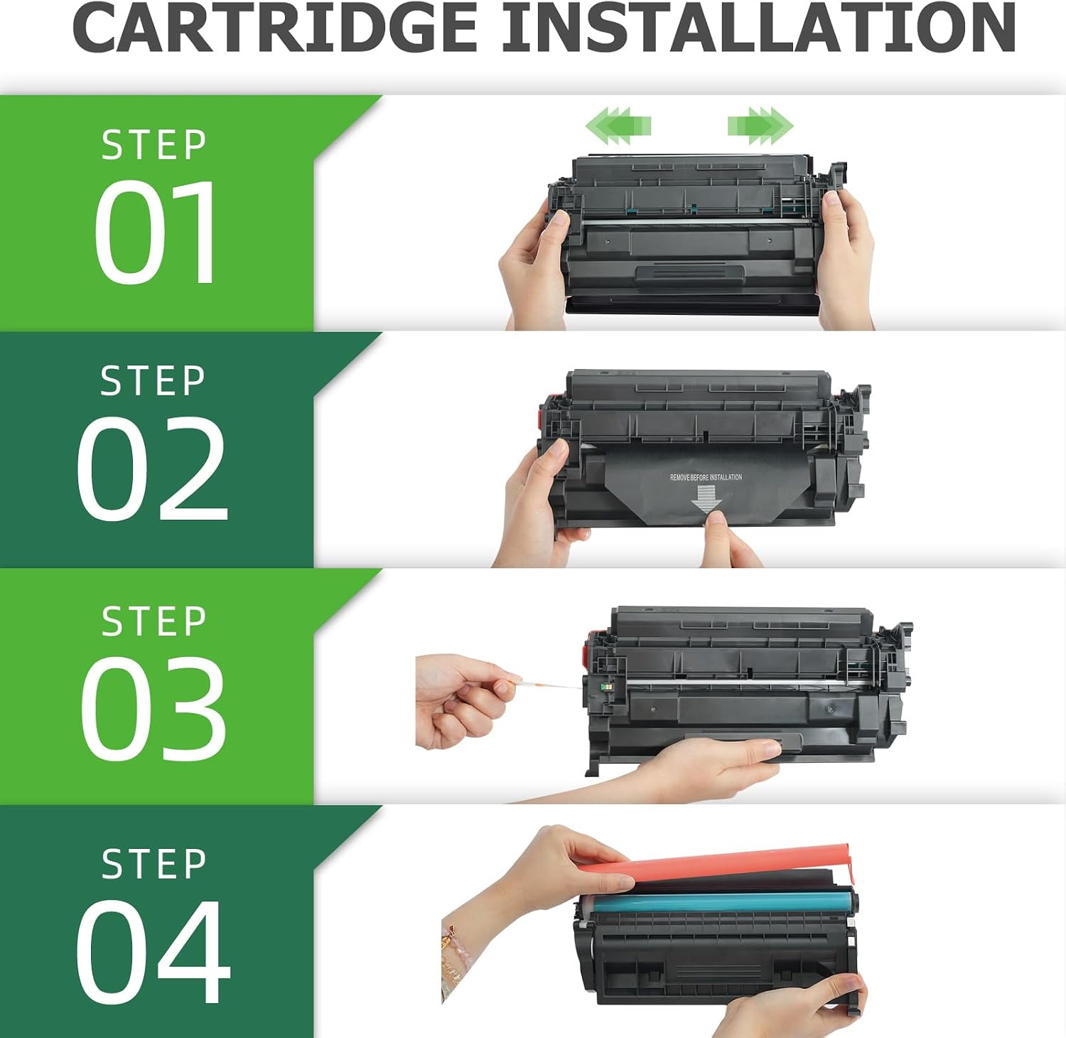Aztech 26X CF226X Toner Cartridge Compatible Replacement for HP 26X CF226X 26A CF226A for HP LaserJet Pro M402n M402dw M402dn Pro MFP M426fdw M426fdn M426dw Printer (Black 4-Pack)