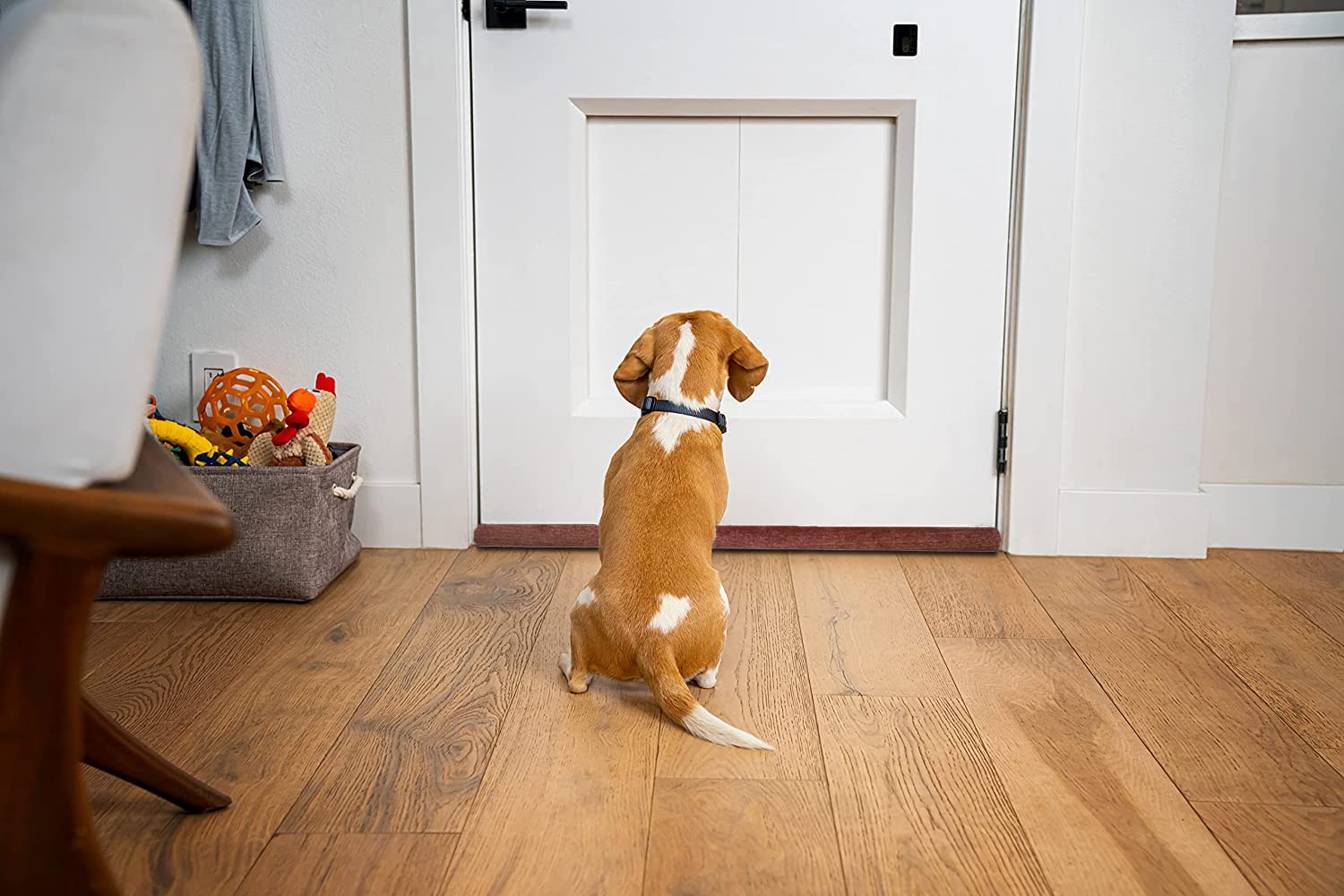 BKSAI Door Draft Stopper for Doors No Adhesive Draught Excluder Under Door Wind Blocker for Bottom of Door,Reduce Noise Draught Excluder Sweep Sound Proof (Beige 24-29IN / Distance Under The Door 1IN)