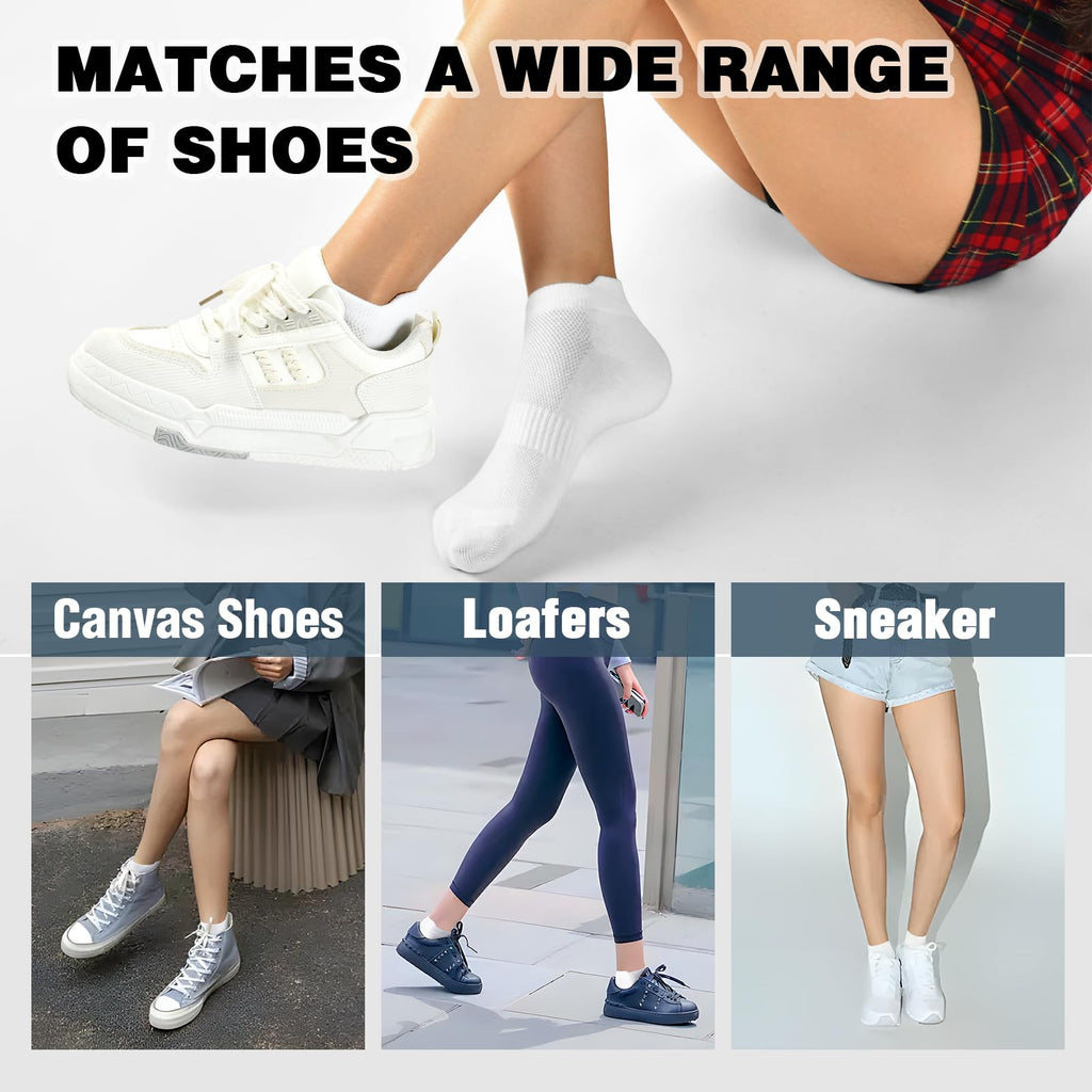 Walifrey Ankle Socks for Women, 6 Pairs Low Cut Athletic Socks for Women Running