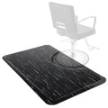 Saloniture 3 ft. x 5 ft. Salon & Barber Shop Chair Anti-Fatigue Floor Mat - Black Rectangle - 1/2 in. Thick