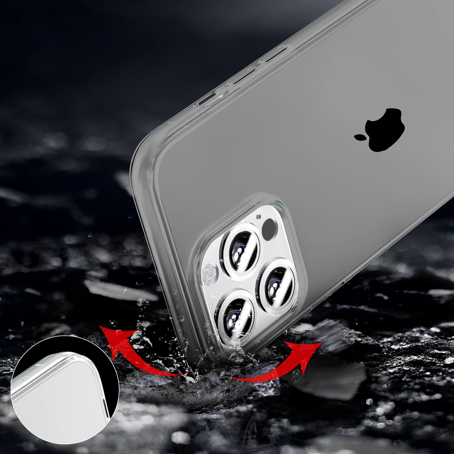 TENOC Phone Case Compatible with iPhone 11, Black Case Anti-Fingerprint Protective Bumper Matte Cover for 6.1 Inch