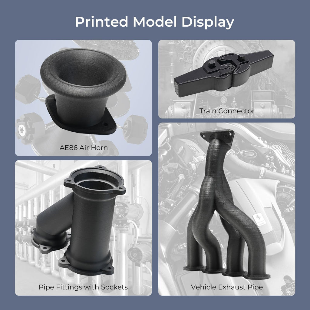 Creality Carbon Fiber PLA Filament 1.75mm 1KG, Hyper PLA-CF for High-Speed Printing 50–300mm/s, Dimensional Accuracy +/- 0.03mm Accuracy,Fits for Most FDM 3D Printers(Black)