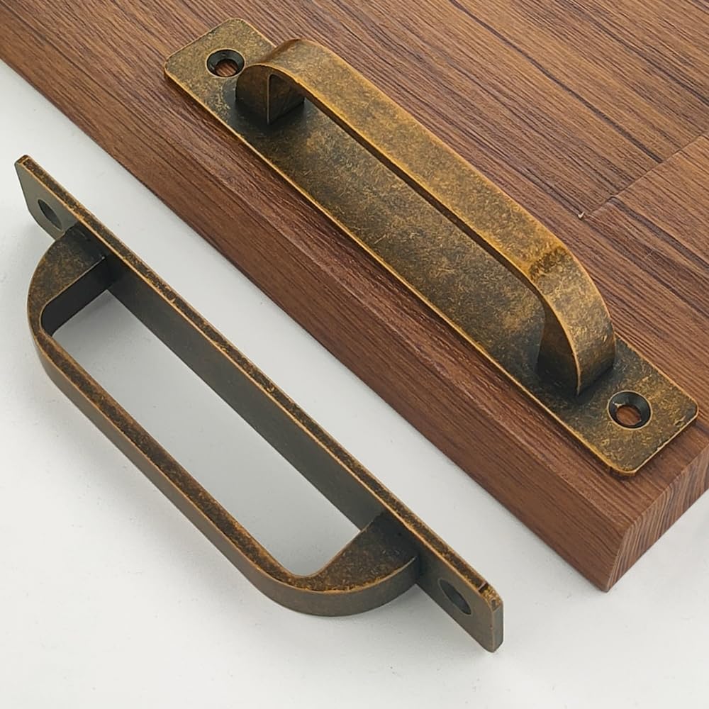 2 Pack 4 1/4 Inch 108 mm Copper Cabinet Handles Aluminum Cabinet Pulls Drawer Pulls