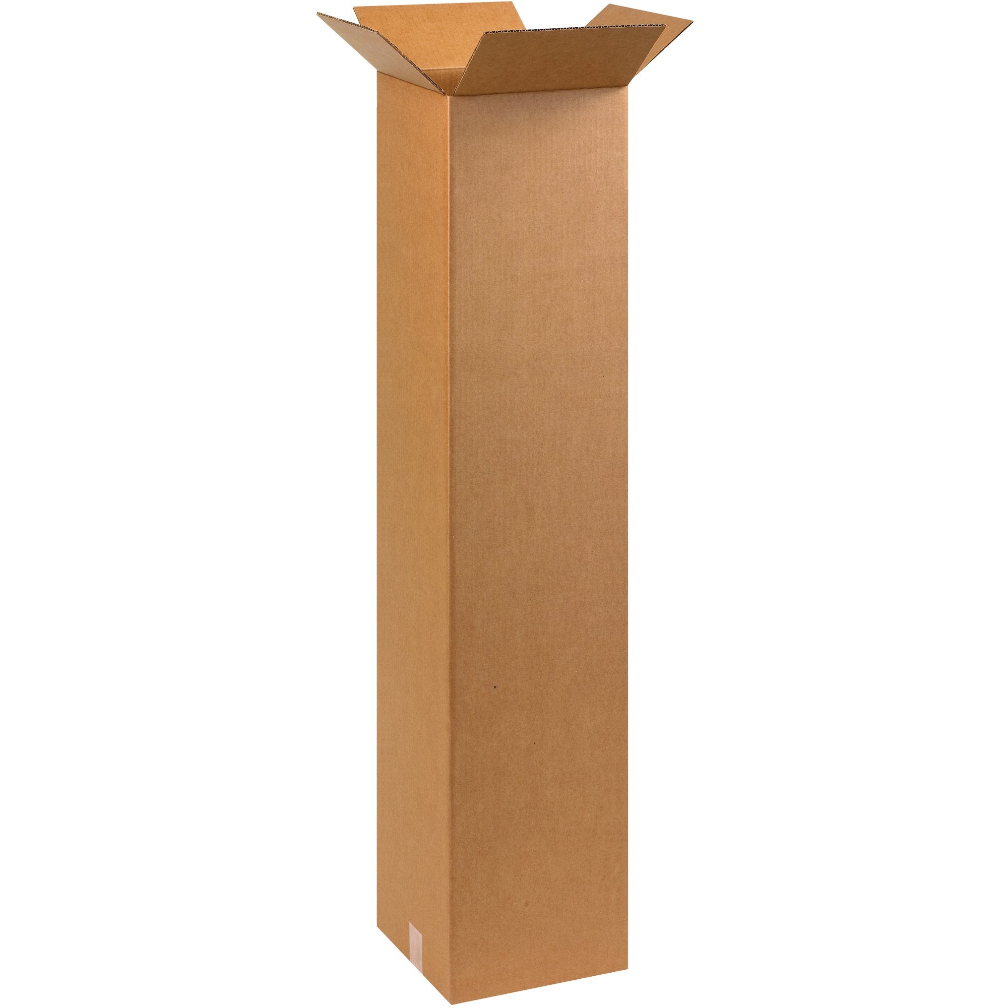 BOX USA 4x4x40 Tall Corrugated Boxes, Tall, 4L x 4W x 40H, Pack of 25 | Shipping, Packaging, Moving, Storage Box for Home or Business, Strong Wholesale Bulk Boxes