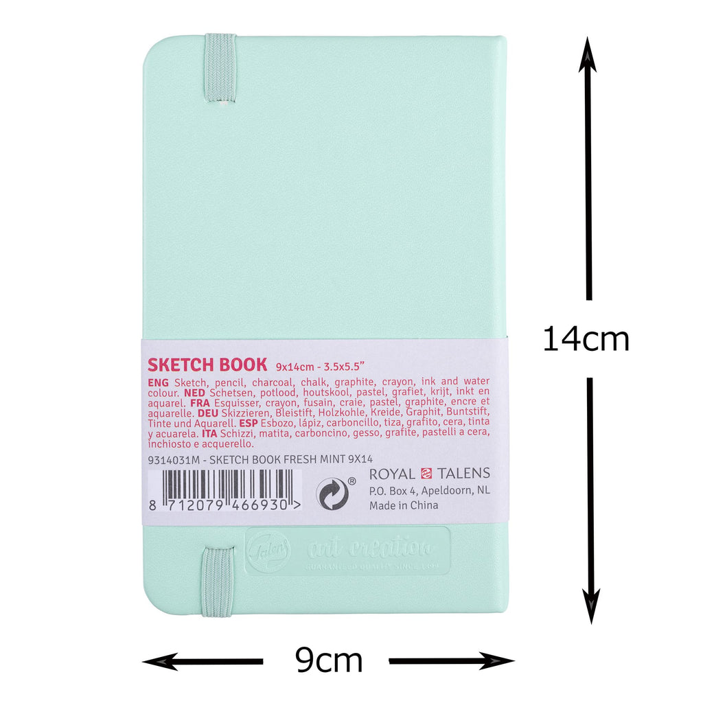 Talens Art Creation Sketchbook 80 Sheets, 13 cm x 21 cm, Black