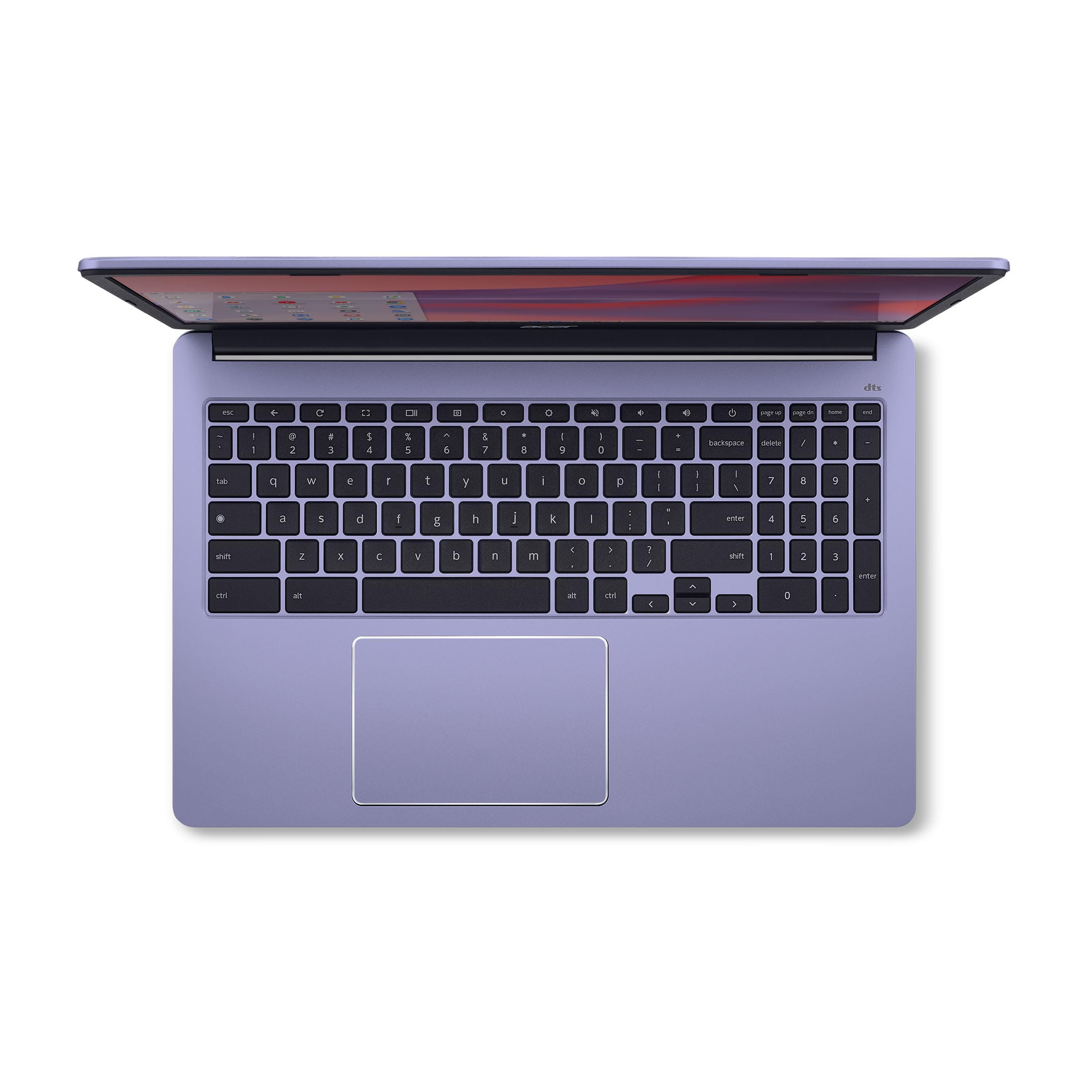 Acer Chromebook 315 (15.6" FHD, Intel Celeron N4500, 4GB RAM, 128GB Storage (64GB eMMC + 64GB SD Card) Home & Student Laptop, 10-Hr Long Battery Life, IST Hub, Wi-Fi 6, Webcam, Chrome OS, Purple