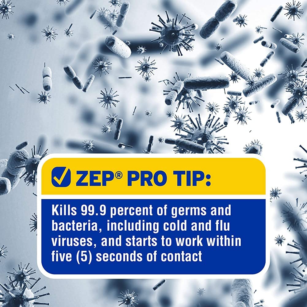 Zep Commercial Quick Clean Disinfectant - 1 Gallon (Case of 2) - ECZUQCD1282