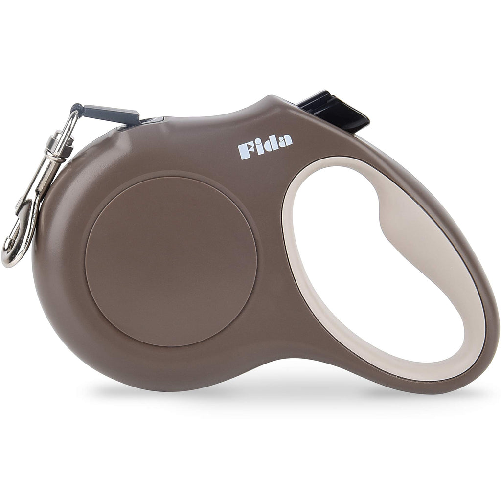 Fida Retractable Dog Leash X-Small Breed, 10 ft Durable Pet Walking Leash for Extra Small Dogs/Cats/Small Animals up to 18 lbs, 360° Tangle Free, Black