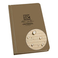Rite in the Rain Weatherproof Hard Cover Notebook, 4.75" x 7.5", Black Cover, Universal Pattern (No. 770F)