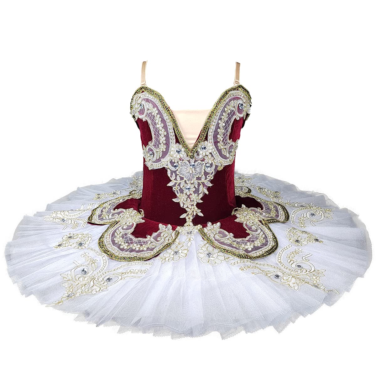 MTPLOP Swan Lake Performance Costume Ballet Dress White Sarong Competition Tutu Kids Adult Ballet Puffy Skirt