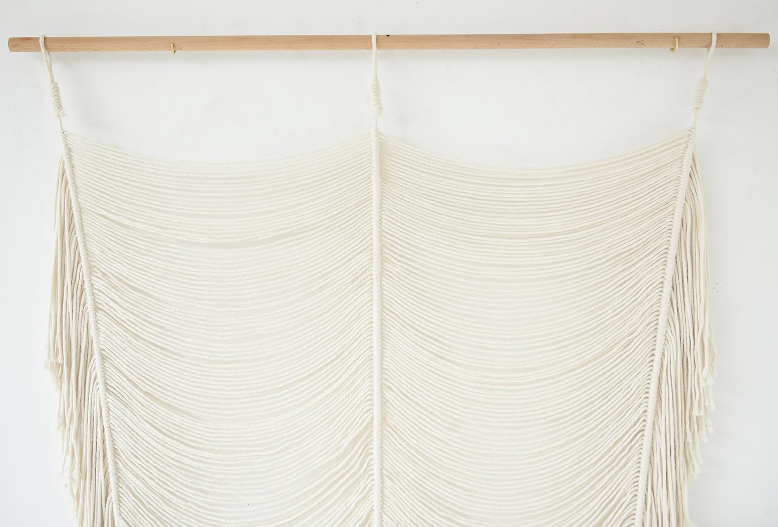 Flber Macrame Curtain Window Macrame Room Divider Doorway Curtain Boho Macrame Wall Hanging Living Room Bedroom Decor 42" W x 75" H