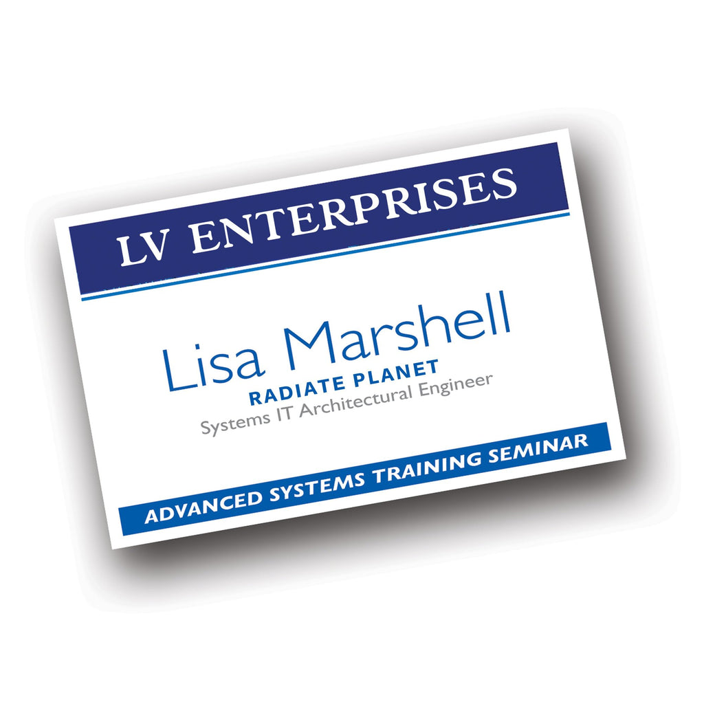 Avery Customizable Name Badge Inserts, 2.25" x 3.5", White, 400 Printable Name Tag Inserts (5390), Pack of 5