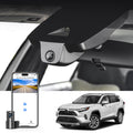 4K Dash Cam Custom fit for Toyota RAV4 & RAV4 Hybrid 2019 2020 2021 & RAV4 Prime 2021- 2024 & Venza 2021-2024 (Model A), LE Limited Premium TRD Hybrid etc,UHD 2160P Video, GPS, WiFi & App, 64GB Card