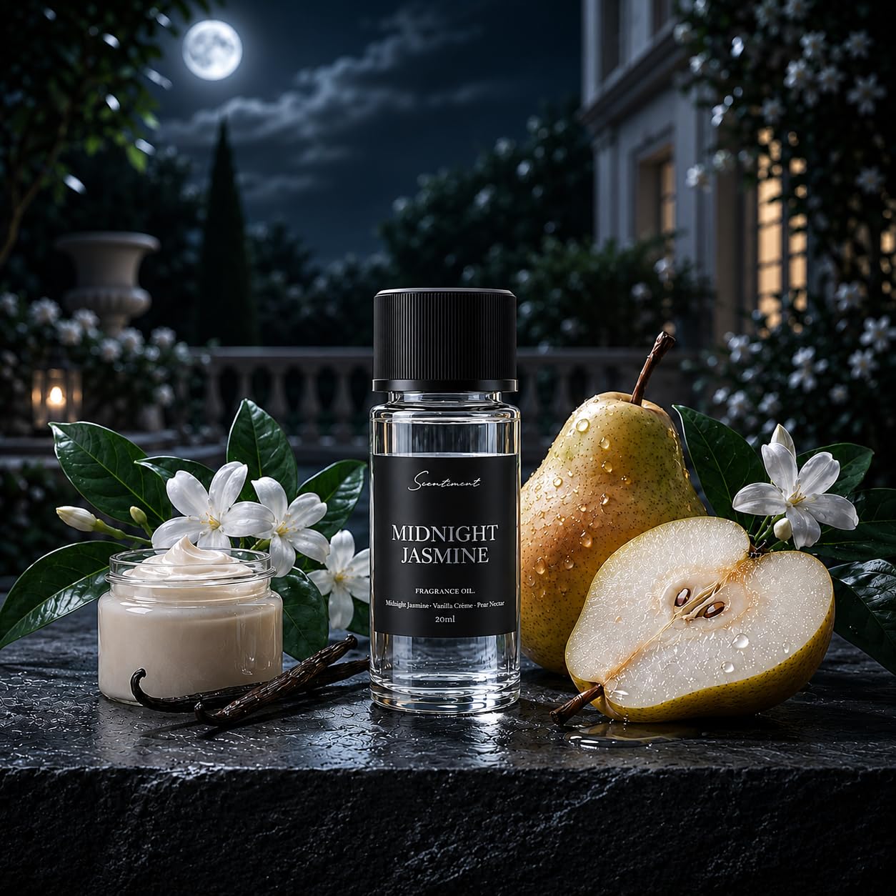 Scentiment French Hotel Diffuser Oil - Premium Hotel Scent with Notes of Clove, Patchouli & Sandalwood Home Scent, Aromatherapy Fragrance Oil Diffuser Refill - 0.68 fl oz (20 mL)