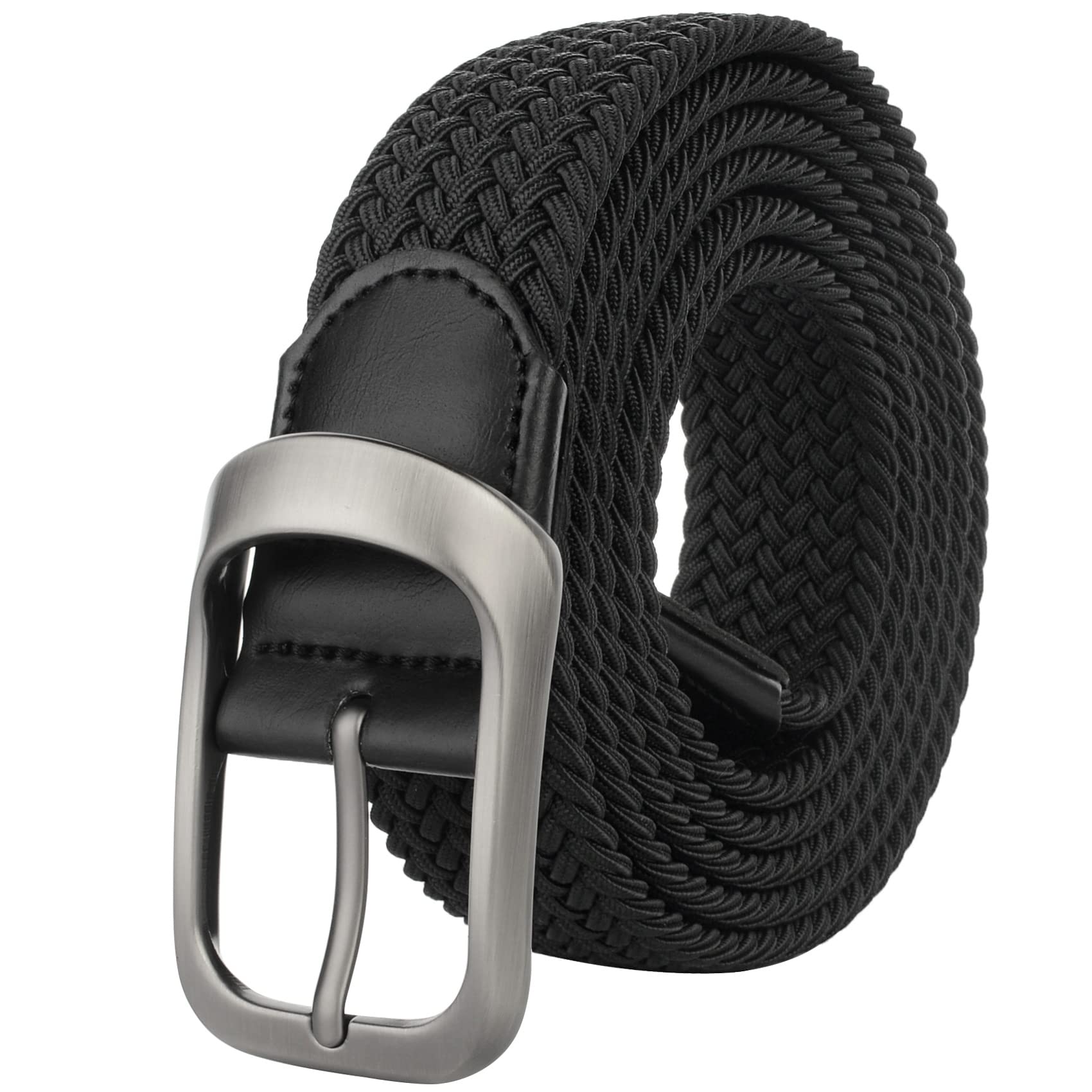 Plus Size 43'' to 75'' Mens Elastic Stretch Belts Big and Tall Belt